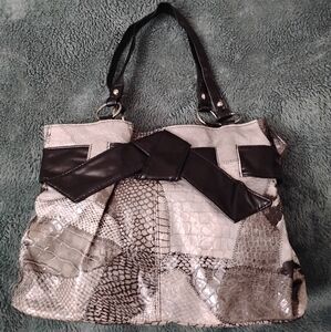 Faux Leather Shoulder Bag Handbag Women's Purse